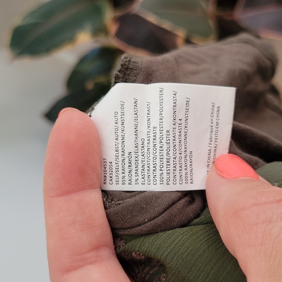 NWOT Anthropologie Tiny Isla‎ Green Long Sleeve Dress XS - Picture 10 of 11